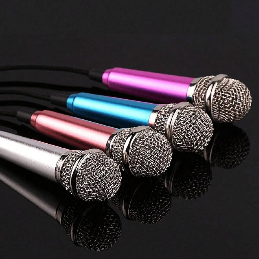 Newest Mini Jack 3.5mm Studio Lavalier Professional Microphone Handheld Mic for Computer for IPhone Ipad Karaoke
