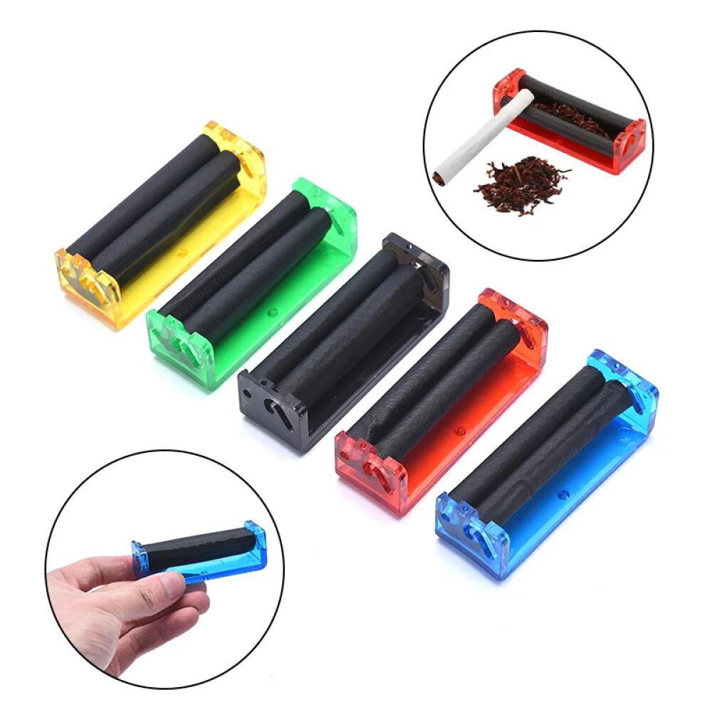 78mm/110mm Cigarette Maker Rolling Machine Mini Manual Cigarette Roller Machine Tobacco Smoking Accessories Home Gadget