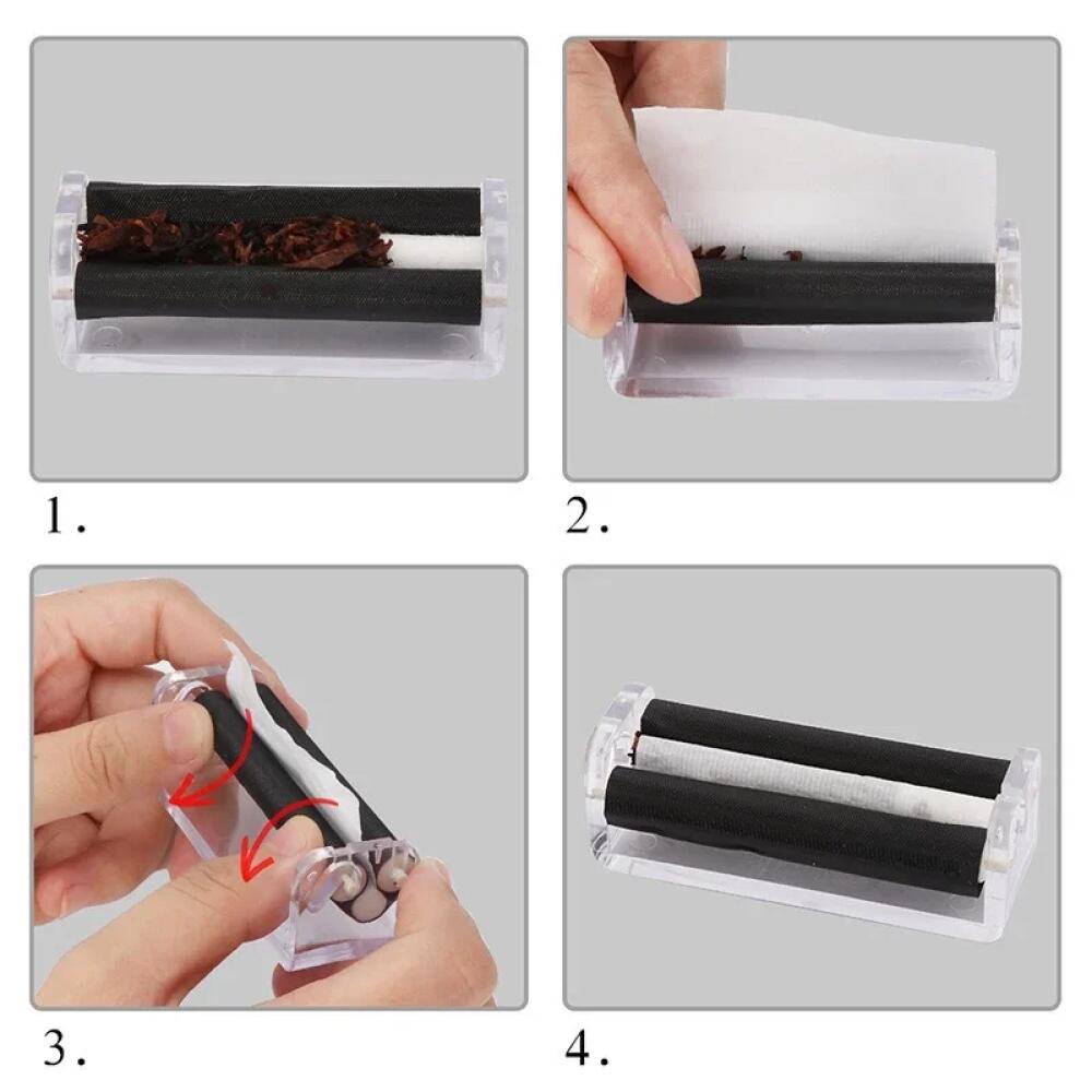 78mm/110mm Cigarette Maker Rolling Machine Mini Manual Cigarette Roller Machine Tobacco Smoking Accessories Home Gadget