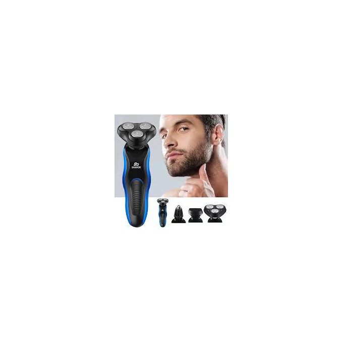 4D Touch Smoother Shaving Machine – USB Rechargeable Electric Touch Shaver with 4D Floating Heads, Portable Cordless Beard Trimmer for Men, Smooth Close Shave Grooming Machine for Home & Travel