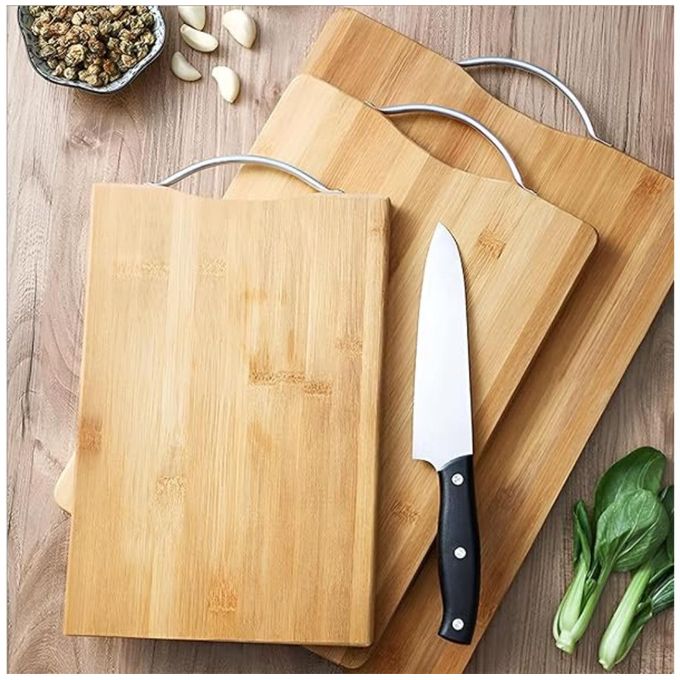 Double-Sided Thickened Solid Wood Chopping Board – Heavy Duty Wooden Cutting Board for Kitchen Use, Durable Butcher Block for Meat, Vegetables, Fruits & Food Preparation with Smooth Finishing & Long