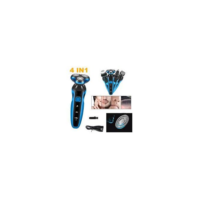 4D Touch Smoother Shaving Machine – USB Rechargeable Electric Touch Shaver with 4D Floating Heads, Portable Cordless Beard Trimmer for Men, Smooth Close Shave Grooming Machine for Home & Travel