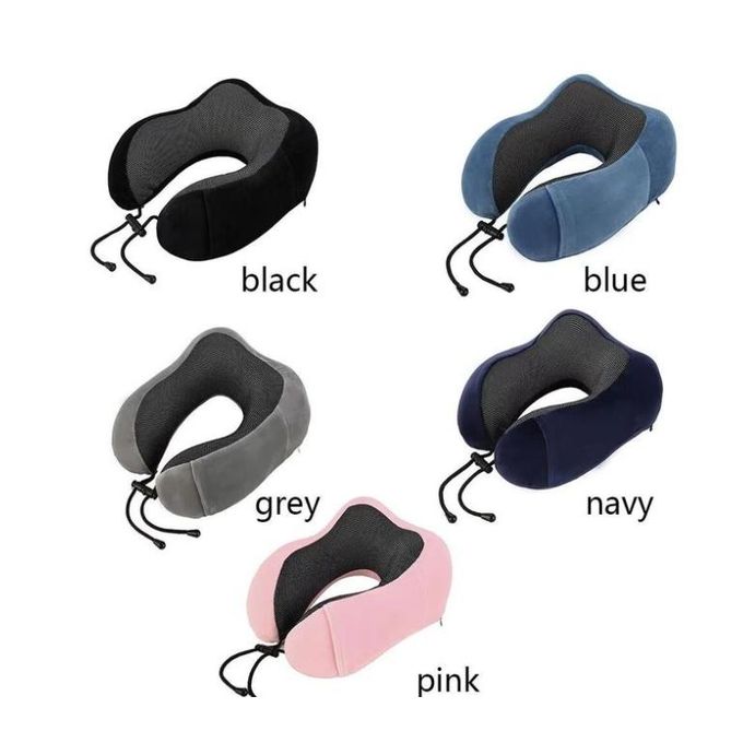 Cosy Travel Neck Pillow – Soft Memory Foam Neck Support Cushion for Airplane, Car, Bus & Office Use, Ergonomic U-Shaped Travel Pillow for Comfort, Neck Pain Relief & Sleeping Support on Travel