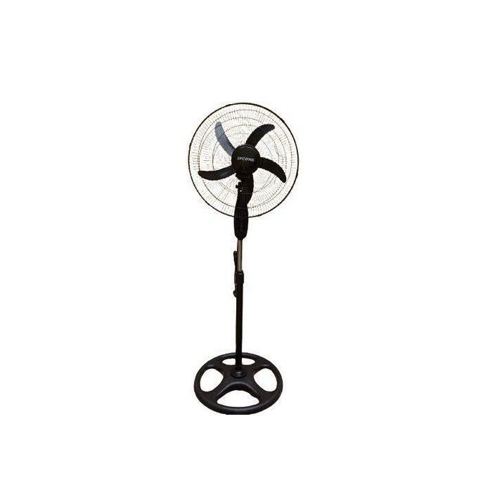 IPCONE Powerful Free Standing Fan 16 Inch – High Performance Adjustable Pedestal Cooling Fan with Strong Airflow, Oscillating Design, Height Adjustable Stand Fan for Home, Office & Commercial Use