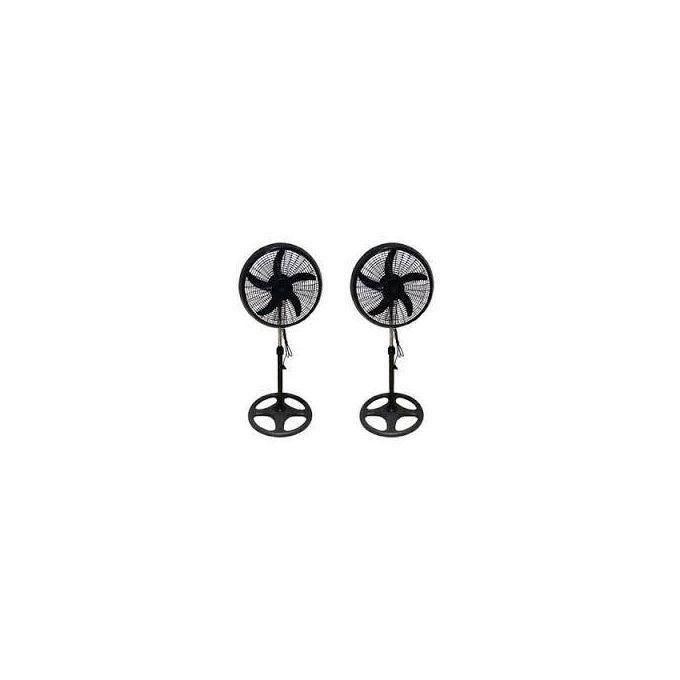 IPCONE Powerful Free Standing Fan 16 Inch – High Performance Adjustable Pedestal Cooling Fan with Strong Airflow, Oscillating Design, Height Adjustable Stand Fan for Home, Office & Commercial Use