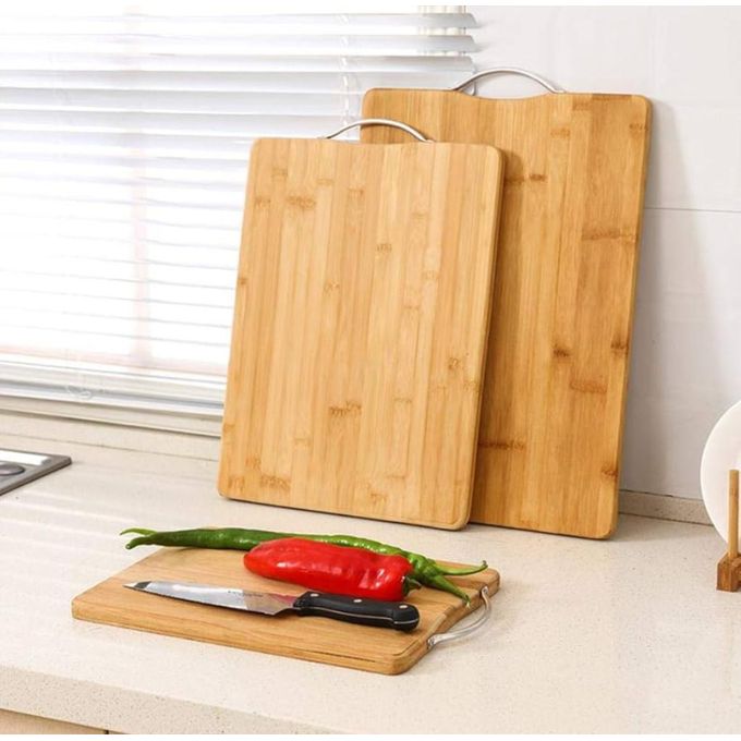 Double-Sided Thickened Solid Wood Chopping Board – Heavy Duty Wooden Cutting Board for Kitchen Use, Durable Butcher Block for Meat, Vegetables, Fruits & Food Preparation with Smooth Finishing & Long