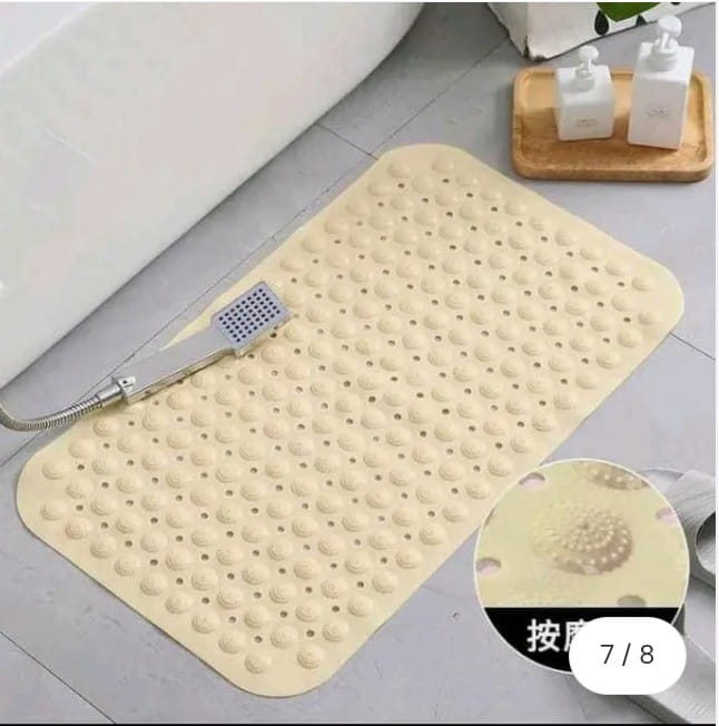 Heavy Duty Non-Slip Bathroom Mat 50x80cm – High Quality Absorbent Floor Rug for Bathroom, Anti-Skid Shower Mat for Safe & Dry Bathroom Use
