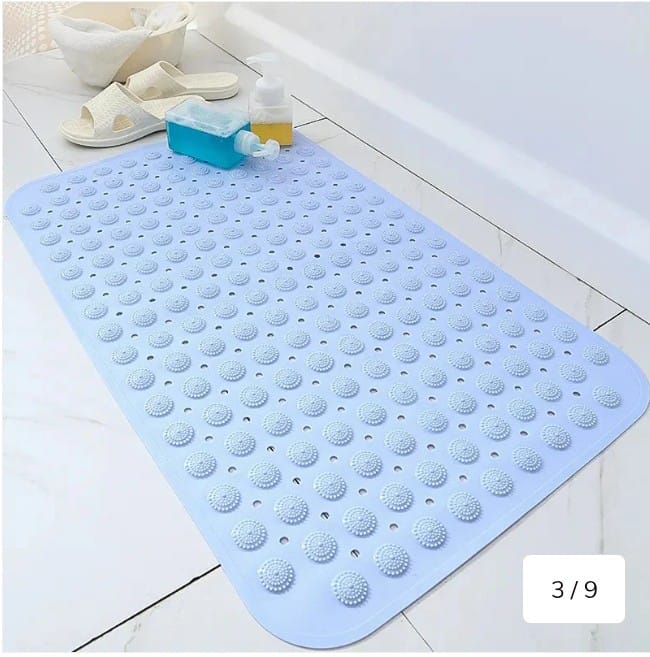 Heavy Duty Non-Slip Bathroom Mat 50x80cm – High Quality Absorbent Floor Rug for Bathroom, Anti-Skid Shower Mat for Safe & Dry Bathroom Use