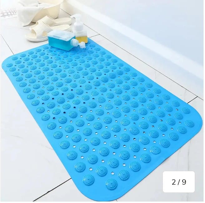 Heavy Duty Non-Slip Bathroom Mat 50x80cm – High Quality Absorbent Floor Rug for Bathroom, Anti-Skid Shower Mat for Safe & Dry Bathroom Use
