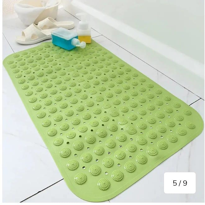 Heavy Duty Non-Slip Bathroom Mat 50x80cm – High Quality Absorbent Floor Rug for Bathroom, Anti-Skid Shower Mat for Safe & Dry Bathroom Use