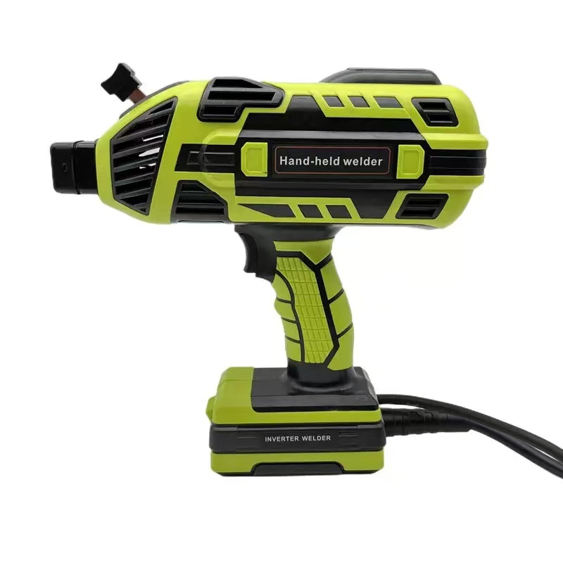 Handheld inverter welding machine, portable welding machine with British plug, household use Digital handheld welding gun for construction engineering and industrial use, with a complete set of access