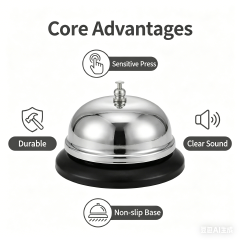 Ring Service Call Bell Desk Kitchen Hotel Counter Reception Restaurant Bar