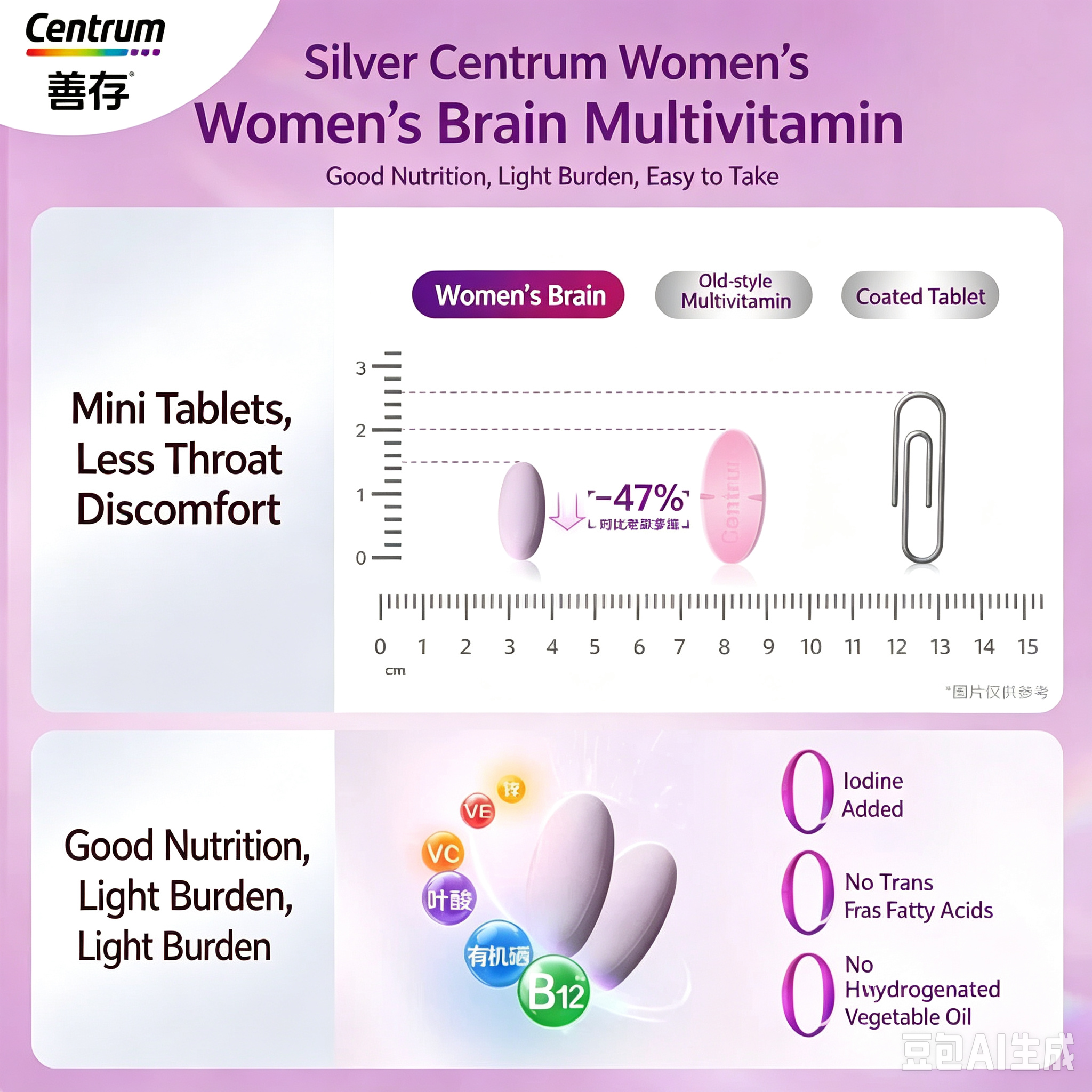 Centrum Silver Women Multivitamin 120 Tablets