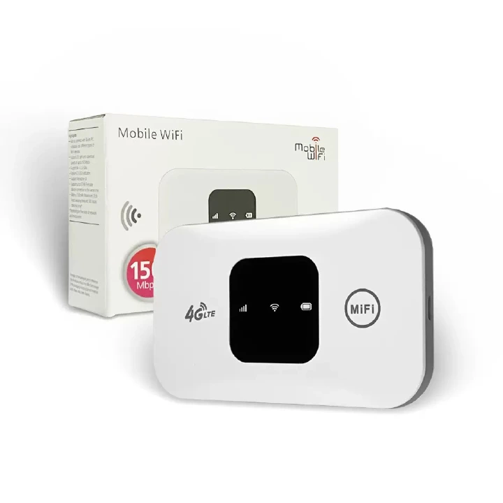 4G LTE Mobile WiFi, Portable WiFi Hotspot, Pocket MiFi Router, Wireless WiFi Router, Mobile Hotspot, SIM Card Slot, Portable Internet Router for Home Office Travel