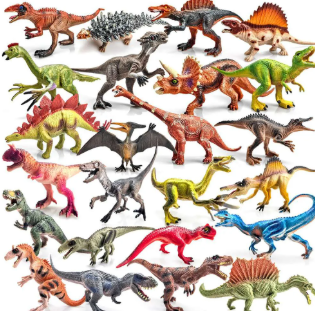 Prehistoric Jurassic World animals  dinosaur  animal plastic animal toys for kids CBC learning and fun