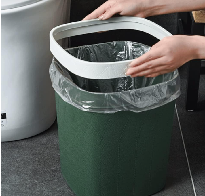 OFFER !!Modern Open Top Plastic Dustbin – Home & Office Waste Bin with Secure Bag Holder ⚡ Only a few units left at this price! 🔥