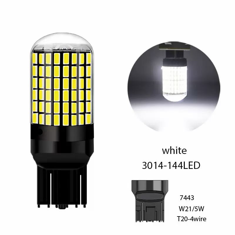 7443 / W21/5W T20 144-SMD LED Bulb – White