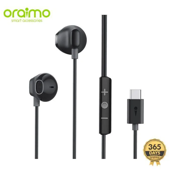 Oraimo Halo Airy Ergonomic Design Remote Control In-ear Earphone