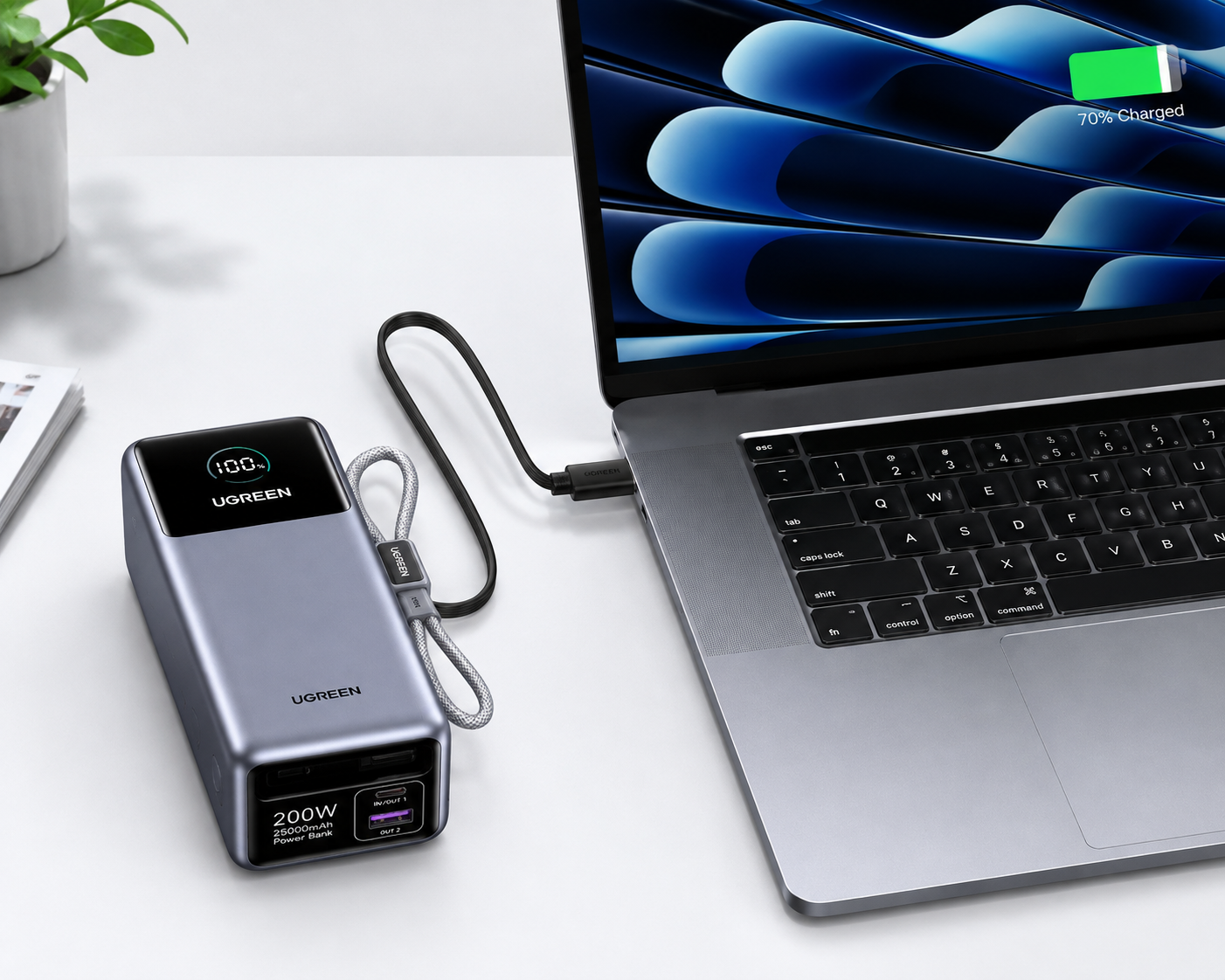 UGREEN Power Bank 25000mAh 200W