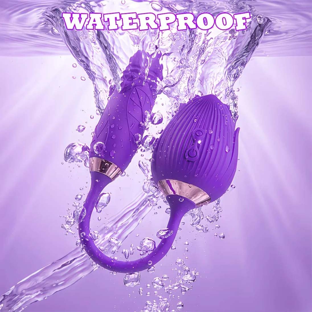 Rose Toy Vibrator Thrusting G Spot Dildo Vaginal Clitoral Sucking Stimulator Anal Plug Sucker Clit Nipples Oral Licking Adult Foreplay Solo Masturbation Teasing Sex Toys Gift for Ladies Women Couple