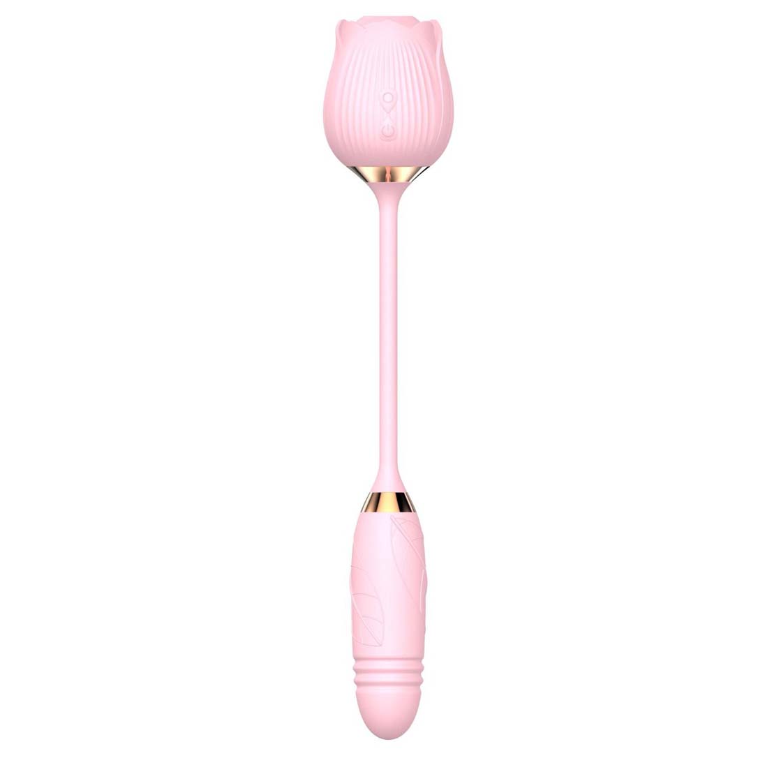 Rose Toy Vibrator Thrusting G Spot Dildo Vaginal Clitoral Sucking Stimulator Anal Plug Sucker Clit Nipples Oral Licking Adult Foreplay Solo Masturbation Teasing Sex Toys Gift for Ladies Women Couple