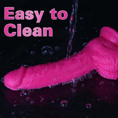 5 Colors Dildo Options Realistic Silicone Dildos Colorful Monster Cock with Balls Suction Cup G-Spot Anal Lifelike Curved Adult Sex Toy for Women Perfect Love Gift for Couples Girlfriend Wife