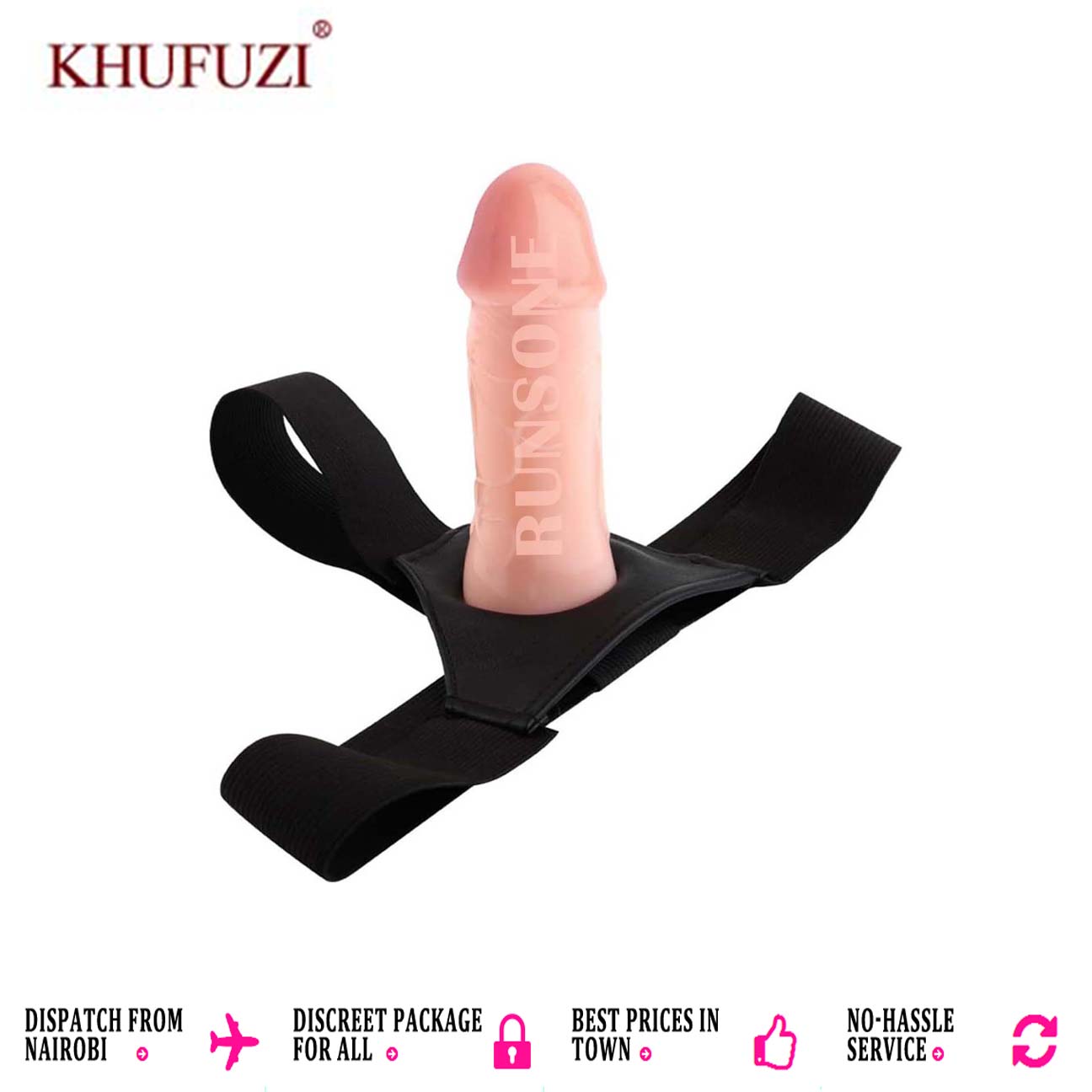 Strap on Realistic Hollow Dildo Large Basic Options Adjustable Chastity Belt Harness BDSM Bondage Vagina Anal Plug Adult Play Sex Fetish Toys for Lesbian Couple Women Men
