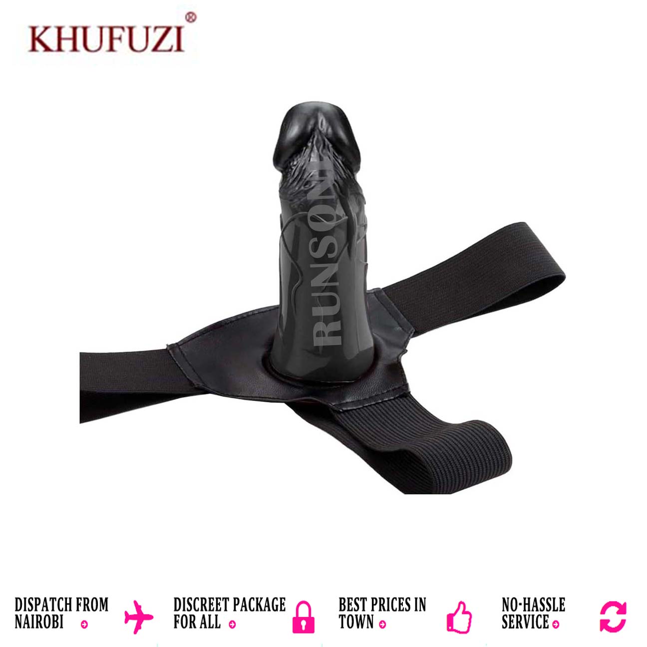 Strap on Realistic Hollow Dildo Large Basic Options Adjustable Chastity Belt Harness BDSM Bondage Vagina Anal Plug Adult Play Sex Fetish Toys for Lesbian Couple Women Men