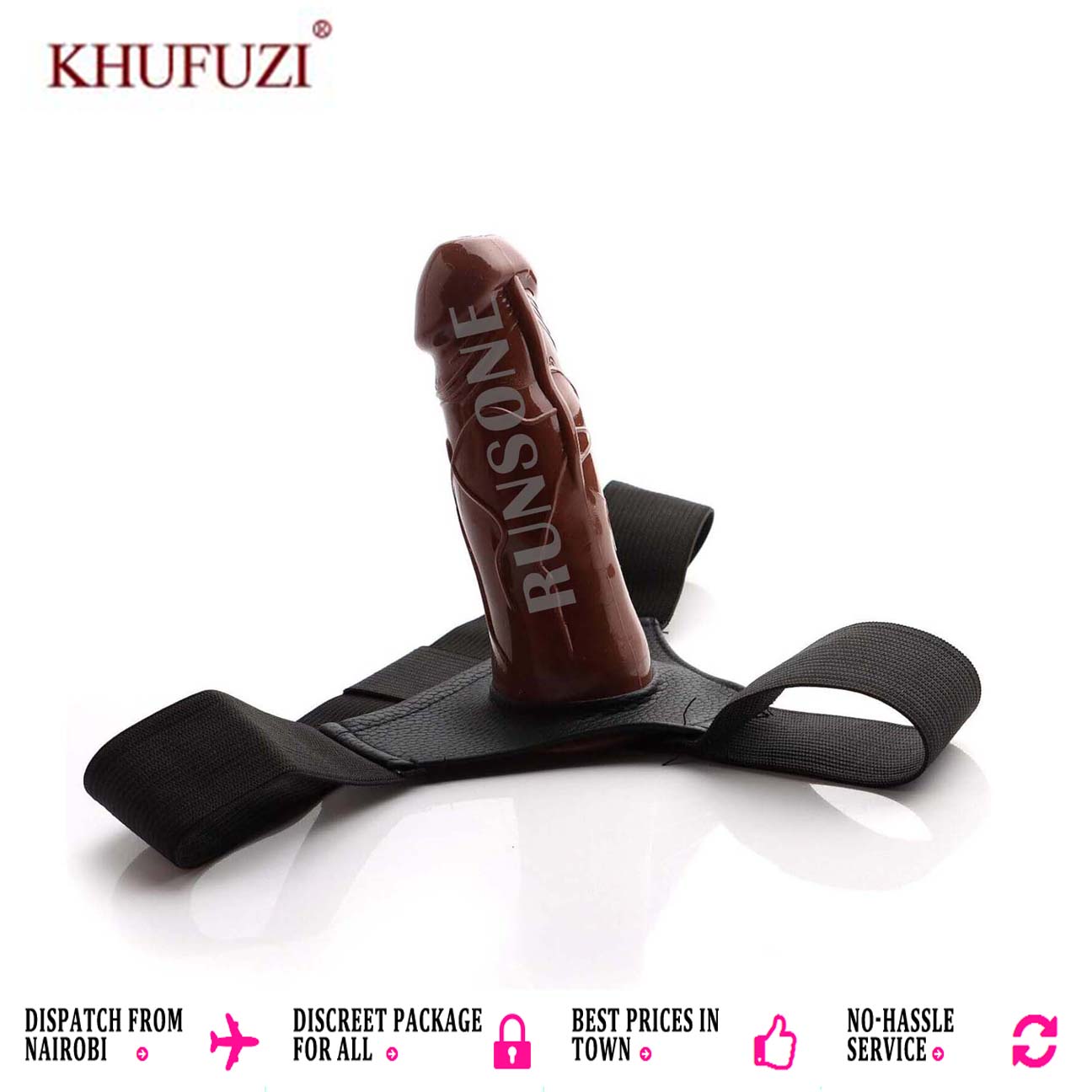 Strap on Realistic Hollow Dildo Large Basic Options Adjustable Chastity Belt Harness BDSM Bondage Vagina Anal Plug Adult Play Sex Fetish Toys for Lesbian Couple Women Men