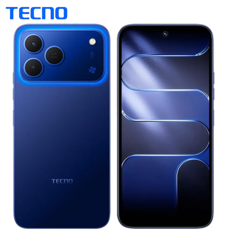 Tecno Spark 50 4G 256GB ROM 8GB RAM Mobile 7000mAh Endurance Battery 50MP AI Camera Plus FreePods Pro 10000mAh Portable Powerbank 50W Fast Adapter Plus Cable And Bluetooth Speaker