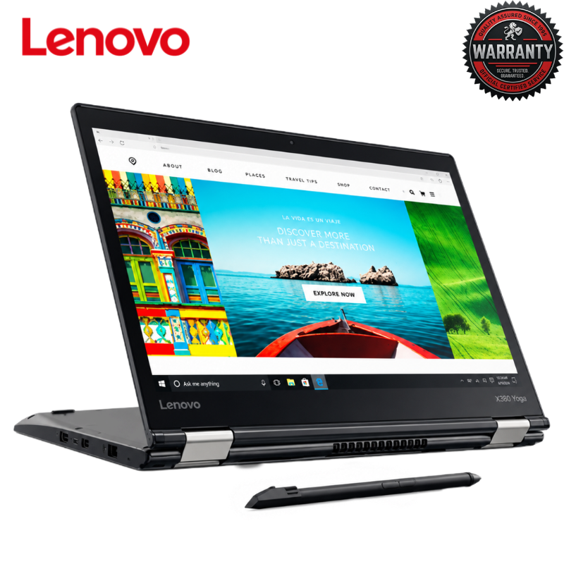 Lenovo ThinkPad Yoga 370 2-in-1 Touchscreen Laptop Intel Core i5 7th Gen 8GB RAM 256GB SSD 13.3 Inch FHD IPS 360° Convertible Intel HD 620 WiFi Bluetooth HDMI Thunderbolt 3 Refurbished