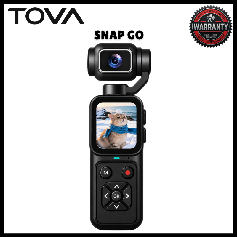 🎥📸 TOVA SnapGo HJD09 4K HD Digital Camera 48MP Pocket Vlogging Camera 16X Digital Zoom Handheld Gimbal Camera 1.69-Inch IPS Screen 180° Flip Lens TF Card PC Webcam USB Charging Compact Camera