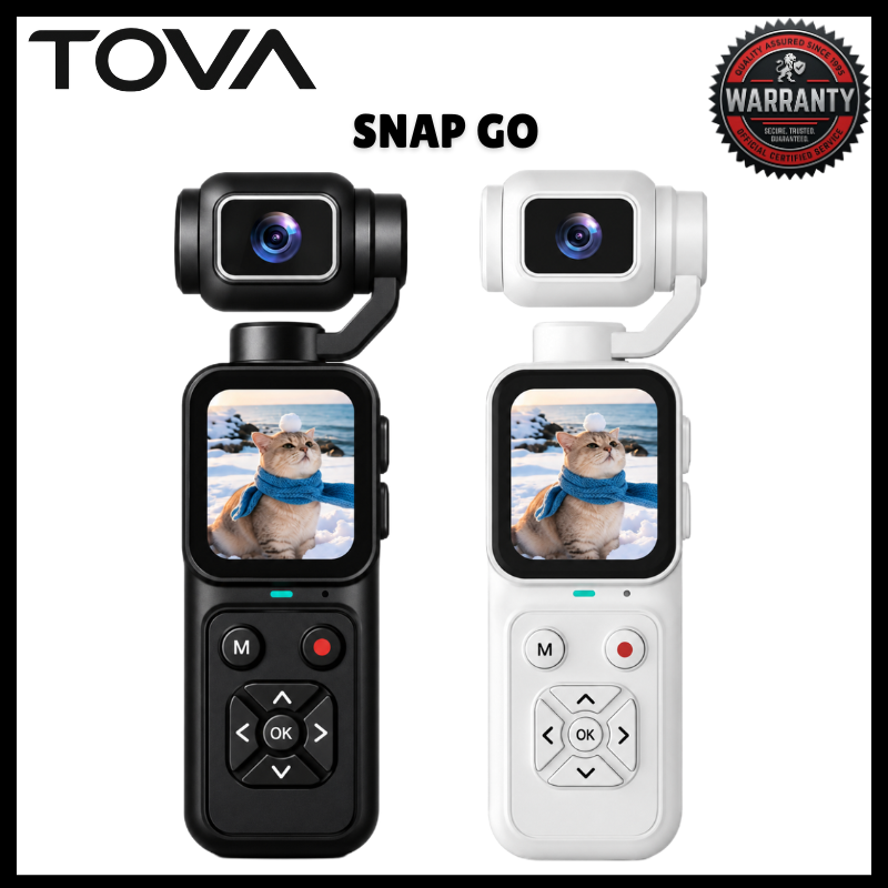 🎥📸 TOVA SnapGo HJD09 4K HD Digital Camera 48MP Pocket Vlogging Camera 16X Digital Zoom Handheld Gimbal Camera 1.69-Inch IPS Screen 180° Flip Lens TF Card PC Webcam USB Charging Compact Camera