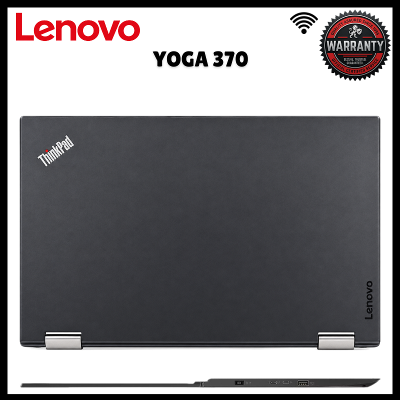 Lenovo ThinkPad Yoga 370 2-in-1 Touchscreen Laptop Intel Core i5 7th Gen 8GB RAM 256GB SSD 13.3 Inch FHD IPS 360° Convertible Intel HD 620 WiFi Bluetooth HDMI Thunderbolt 3 Refurbished