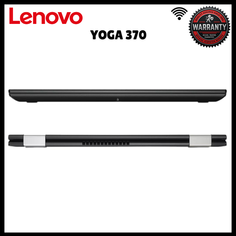 Lenovo ThinkPad Yoga 370 2-in-1 Touchscreen Laptop Intel Core i5 7th Gen 8GB RAM 256GB SSD 13.3 Inch FHD IPS 360° Convertible Intel HD 620 WiFi Bluetooth HDMI Thunderbolt 3 Refurbished