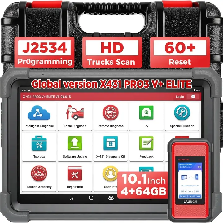 LAUNCH X431 PRO3 V+ Elite with SmartLink C OBDII Automotive Car Diagnostic Scanner Diagnosis Machine for Cars and Trucks