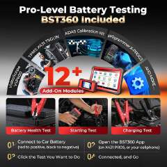 LAUNCH X431 PRO5 Topology Mapping Scanner Heavy Duty Truck & Passenger Car Diagnostic Tool SmartLink C V2.0 J2534 Reprogramming