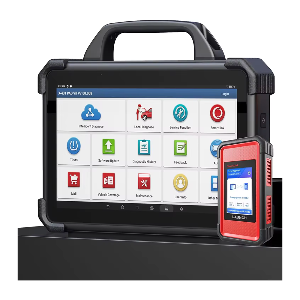 X-431 PAD 7 Obd2 ECU Tuning Programming Universal Car Diagnostic Scanner 12V Android OS 13.3 Touch Screen