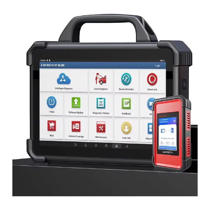 X-431 PAD 7 Obd2 ECU Tuning Programming Universal Car Diagnostic Scanner 12V Android OS 13.3 Touch Screen