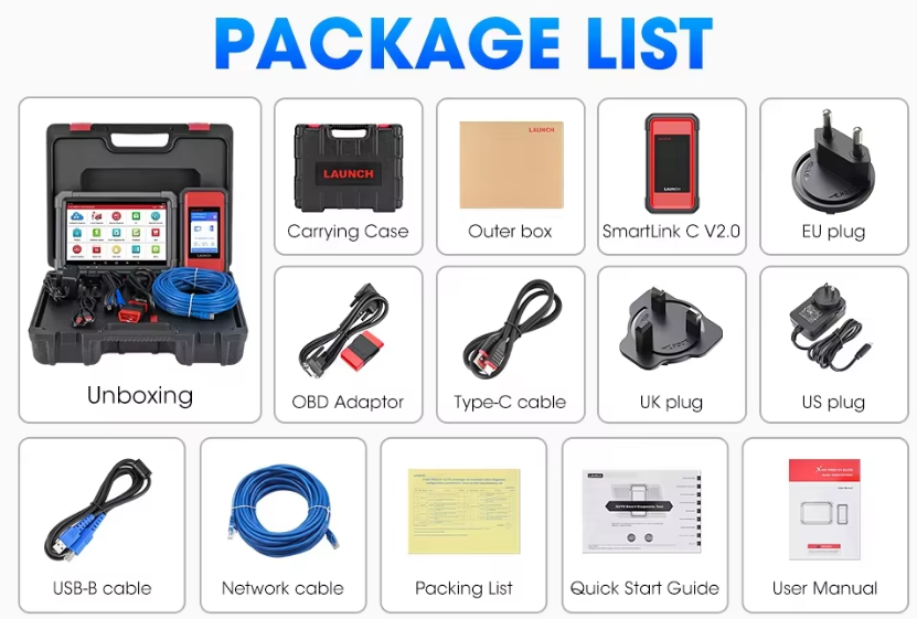 LAUNCH X431 PRO3 V+ Elite with SmartLink C OBDII Automotive Car Diagnostic Scanner Diagnosis Machine for Cars and Trucks