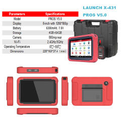 Launch X431 Pros V5.0 OE All Systems Diagnosis Diagnostic Tools Launch 37+ Special Functions Car Scanner Diagnostic Tool