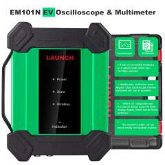 LAUNCH EM101N EV Two Analog Channers Oscilloscope and Multimeter Power System with X-431 Diagnostic Tool for New Energy Vehicles