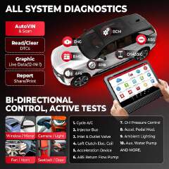 LAUNCH X431 PRO3 V+ 5.0 Full System OBD2 Diagnostic Scanner, Bidirectional Control, ECU Coding, CAN FD DoIP, 37+ Reset Services, Full Brand Vehicle Coverage