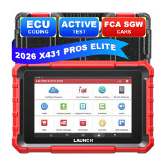 LAUNCH X431 PROS ELITE OBD2 Car Scanner Full System ECU Coding with 37+ Resets Car Diagnostic Tools for 2 Years Free Update