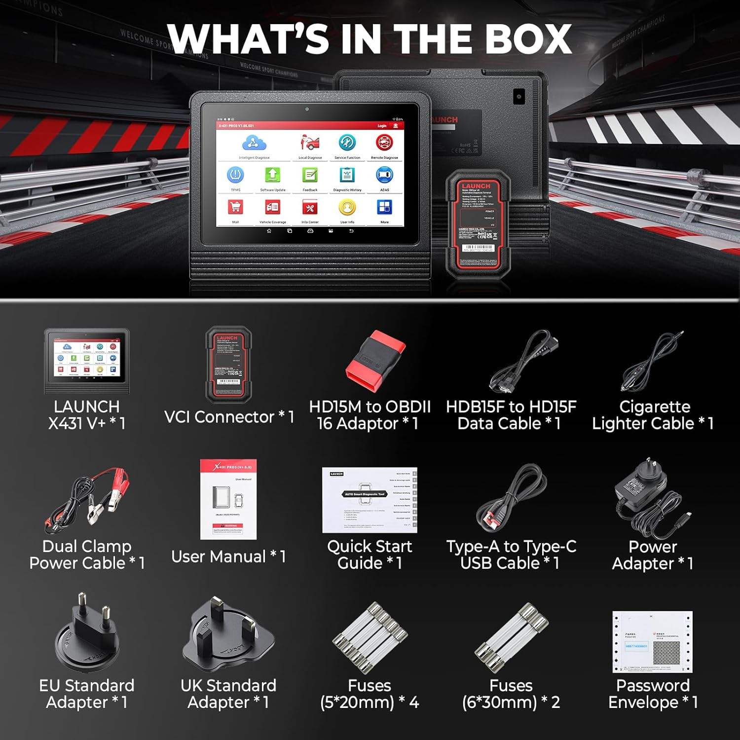 LAUNCH X431 PRO3 V+ 5.0 Full System OBD2 Diagnostic Scanner, Bidirectional Control, ECU Coding, CAN FD DoIP, 37+ Reset Services, Full Brand Vehicle Coverage