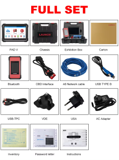Launch X431 V+ SmartLink HD 24V Truck Diagnostic Scanner Automotive Obd Obd2 Car Diagnostic Tools