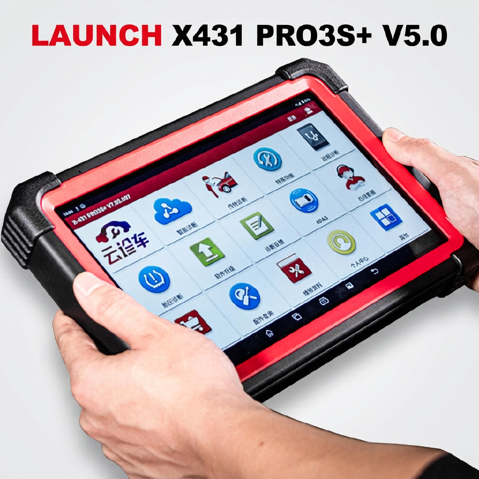 LAUNCH X431 PRO3S+ V5.0 Full System OBD2 Scanner ECU Coding 55+ Reset Services & Bi-Directional Control Car Diagnostic Tool