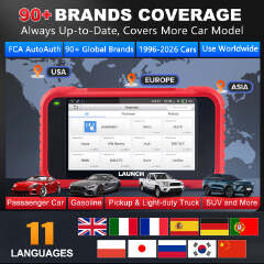 Newest LAUNCH CRP129E V3.0 OBD2 Car Scanner 4 System Diagnostic Support CANFD & DOIP Car Code Reader for 12V Cars