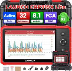 LAUNCH CRP919X Lite Bidirectional Scan Tool 99% OE-Level OBD2 Diagnostics for 1996-2025 All Cars FCA AutoAuth Scan Tool