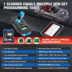 LAUNCH X431 IMMO PLUS Obd2 Car Scanner with X-PROG3 and DBScar VII Key Programming ECU Coding Car Diagnostic Tools for All Cars